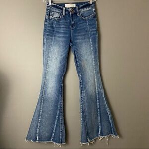 Bridge By GLY Hudson Mid-Rise Super Flare Jean- Size 24
